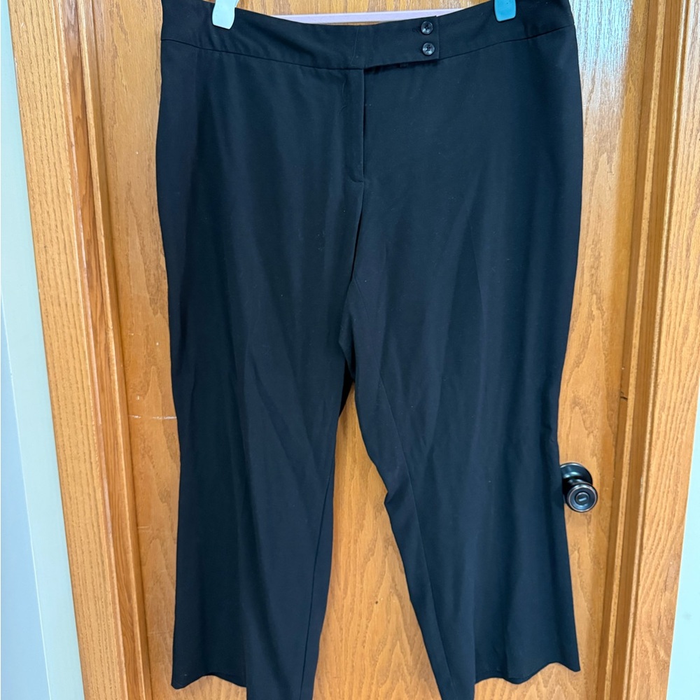 RQT Black Women's Trousers size 24W